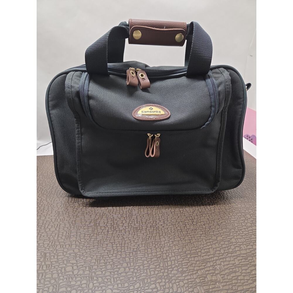 Samsonite Carry On Overnight Shoulder Bag Luggage Green 15 X 10